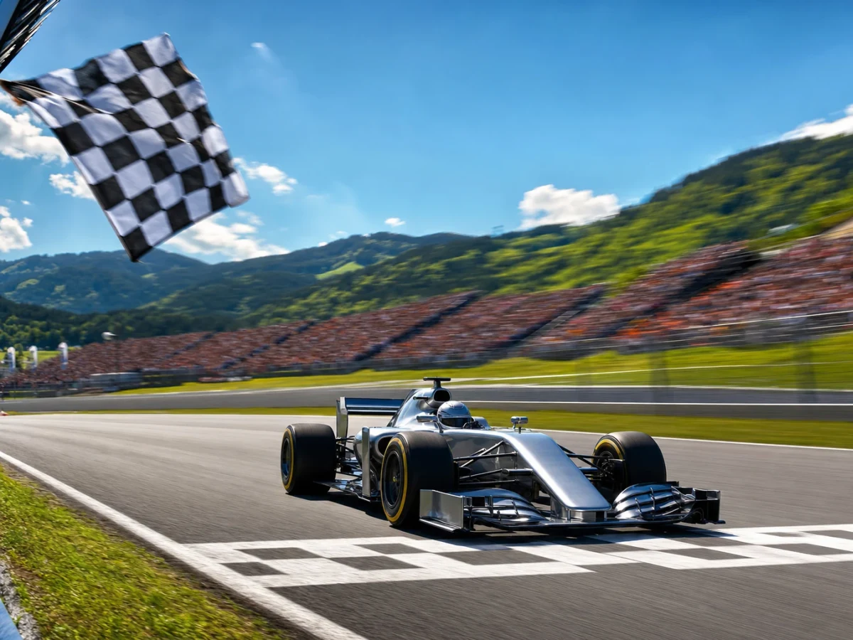 Formelbil under kvalpass inför Japans GP.